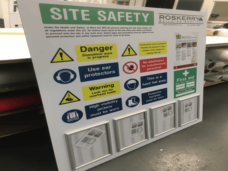 site safety notice boards